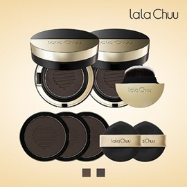 Lala Chuu xlala Chuu Hair Cover Cushion 5-pack + 2 additional cushion puffs / 라라츄 xlala Chuu 헤어 커버쿠션 5개 용량 + 추가 쿠션퍼프 2개