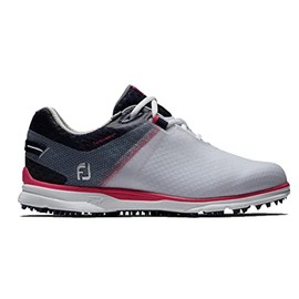 FootJoy Pro|SL Sport White/Navy/Hot Pink Golf Shoe, 5.5