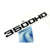 Yoaoo 2x OEM Genuine Black 3500HD 3500 HD Nameplates Emblems