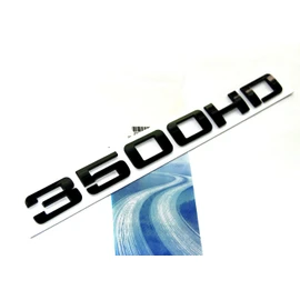 Yoaoo 2x OEM Genuine Black 3500HD 3500 HD Nameplates Emblems Badges Alloy for Gm Silverado Sierra Glossy 2 pieces