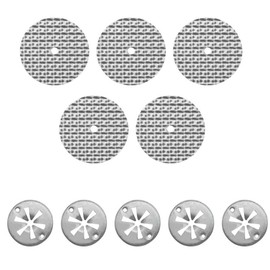 5 Sets Car Heat Shield Repair Kit , 52mm Repair Plates and 30mm Clamping Discs, Heat Protection Pad Replacement for Insulation Pads, Compatible with N90335004 Auto Heat Shield