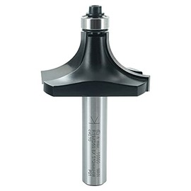 ENT Rounding Over Cutter TC Shank (C) 12 mm, Diameter (A) 50,8 mm, B 25,4 mm, R 19 mm, D 40 mm, with Ball Bearing