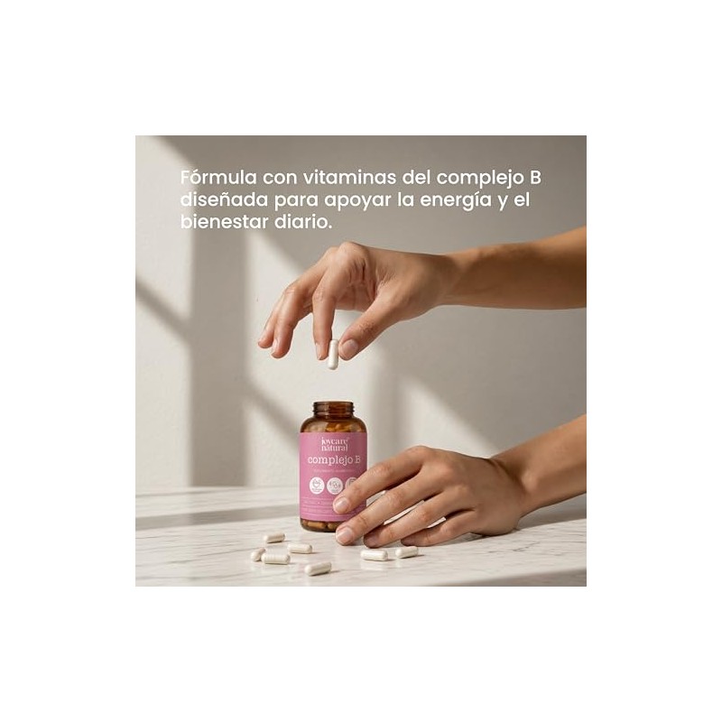 JOYCARE NATURAL Pack de 5 Complejo B Suplemento Alimenticio Biotina