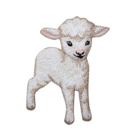 Baby Lamb Iron on Embroidered Patch by Wholesale Applique
