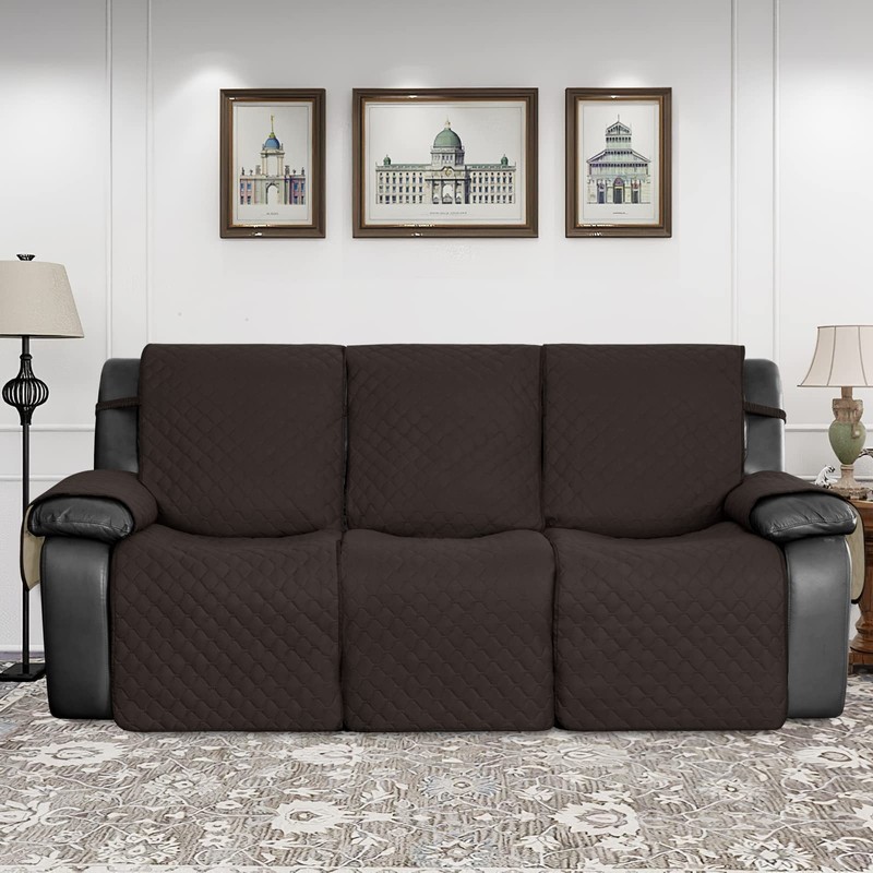 Easy-Going Waterproof Recliner Sofa Cover, 1-Piece Reversible Couch Cover for