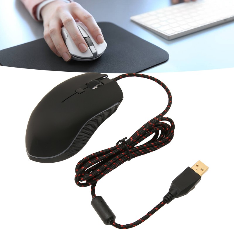 Mouse RGB Backlight 6DPI Adjustable Matte Appearance Programmable High Accuracy