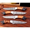 M DAMASCUS CUSTOM MADE FORGED DAMASCUS STEEL STEAK CHEF KNIFE