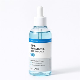 Wellage Real Hyaluronic Blue 100 Ampoule 100ml / 웰라쥬 리얼 히알루로닉 블루 100 앰플 100ml