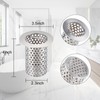 3" Commercial Floor Drain Strainer, 4'' High, Thick Perforated 316