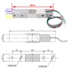 Geekstory 10 kg Load Cell Electronic Kitchen Scales + HX711