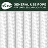 TECEUM Rope – 27.5M x 10mm (3/8 Inch) – White