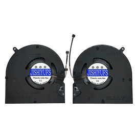 JISHIYUFS New CPU + GPU Cooling Fan for Razer Blade 15 RZ09-0330 0301 RZ09-02385 0288 0313 0367 FNDX FNDY DFS5K123043635 DFS5K121144645 DC 5 V V 0.00 . 5A FAN