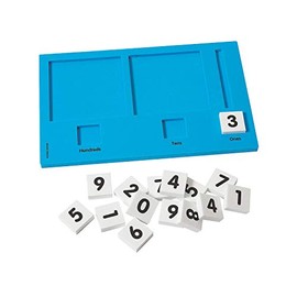 Fun Express Base Ten Place Value Frame - 22 Pieces - Educational and Learning Activities for Kids
