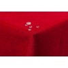First-Tex Tablecloth Linen Look Lotus Effect Washable with Straight Edge