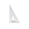 Pacific Arc Drafting Triangle, 10-inch, 30/60/90 Degrees, w/Inking Edge, Topaz