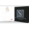 Desk Calendar with easel 2025 - Small Desktop Calendar -