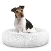 The Dog’s Bed Sound Sleep Donut Dog Bed, Medium Ice