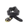 Cipo & Baxx CG202 Men's Leather Belt Reptile Pattern Skull