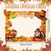SINGOMON 30PCS Thanksgiving Photo Booth Props Kit Pumpkin Turkey Maple