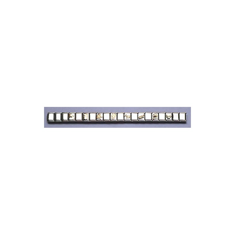Germanium Bracelet (L) with Japanese Traditional Auspicious "Hachio" Design