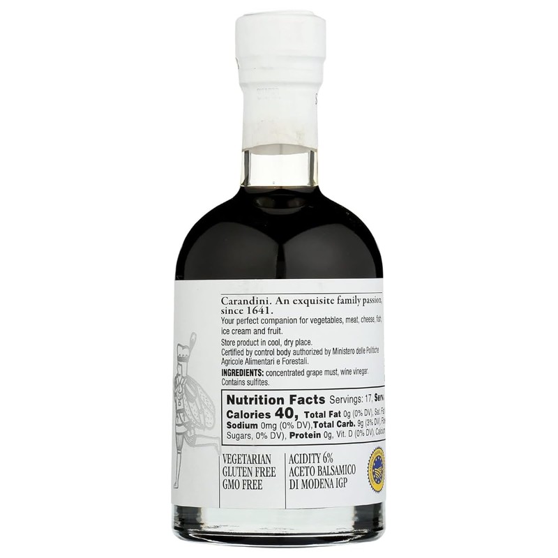 Carandini Emilio Silver Balsamic Vinegar of Modena PGI Premium Italian