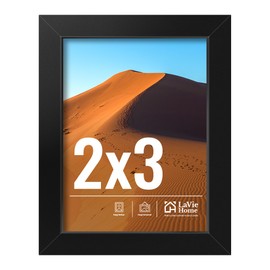 LaVie Home 16x24 Picture Frame for Wall Display, 16x24 Black Picture Frame with HD Plexiglas, 16 x 24 Poster Frame 1 Pack, Display Frame for Vertical or Horizontal, Classic Collection