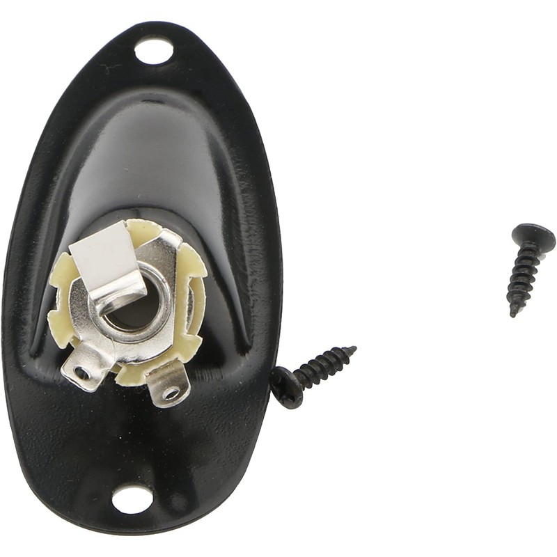 Unxuey 6.35mm Boat Shape Guitar Pickup Output Input Jack Plug