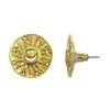 Across The Puddle, 24k Gold Plated Pre-Columbian Stud Earrings Collection