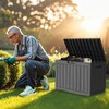 Outdoor Deck Storage Box, 50 Gallon Deck Box,Lockable Patio Storage