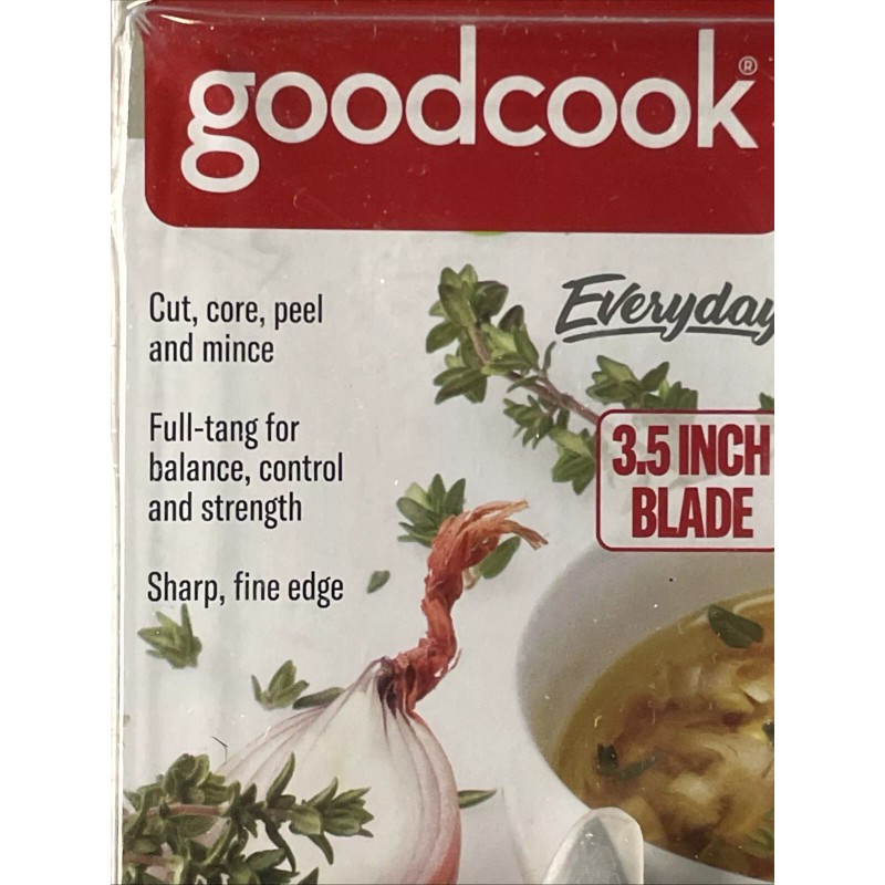 GoodCook Paring Knife GoodCook 3.5-Inch Fine Edge 3 Rivet Balanced