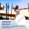 PATIKIL Archery Arrows Nocks 6.2mm, 30 Pack Plastic Insert Arrow