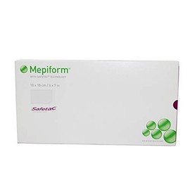 Mepiform Scar Reduction Dressing 4x7inch 10x18cm 5/pk From Spain