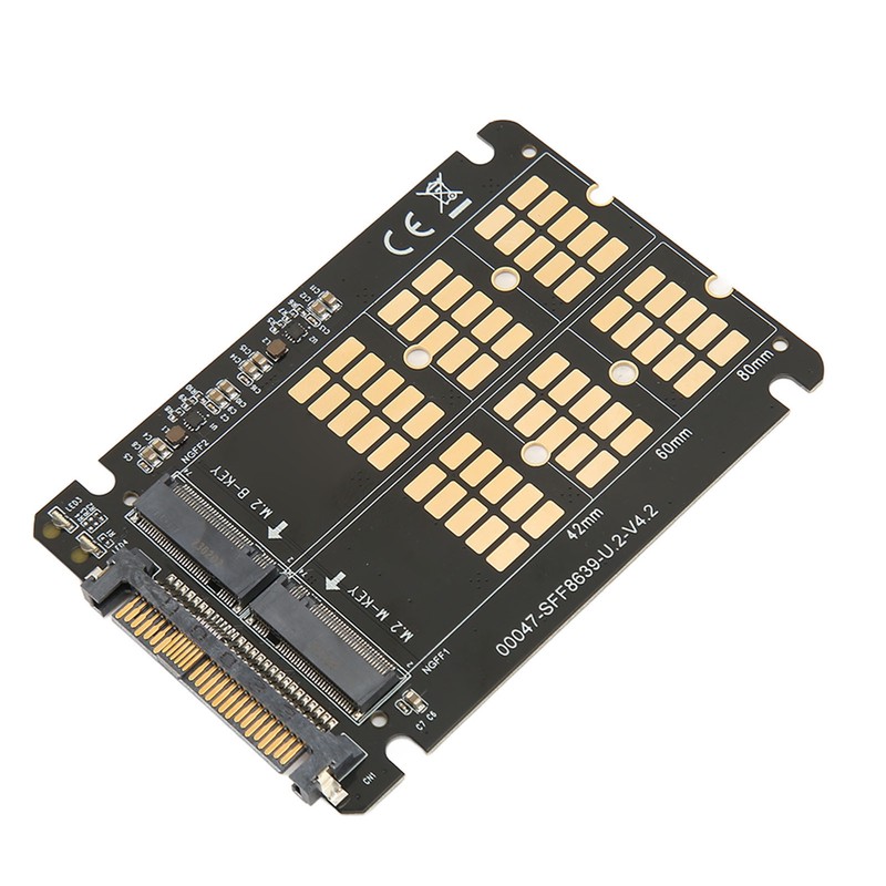 M.2 NVME SATA to U.2 Adapter Card NVME SATA Dual