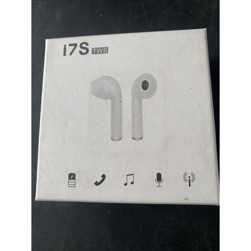 New i7S Wireless White Earbuds