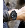 BINLUN Canvas & Leather Watch Band Replacement Fabric Watch Strap