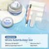 SUPWEE Solid Builder Gel for Nails, White 60g/2.1oz, 3D Sculpting