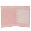 Unique Pink Dove Cross Invitations with Envelopes – Pack of