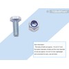 12 Sets- HS1132 Auger Shear Pins Bolts & Nuts Stainless