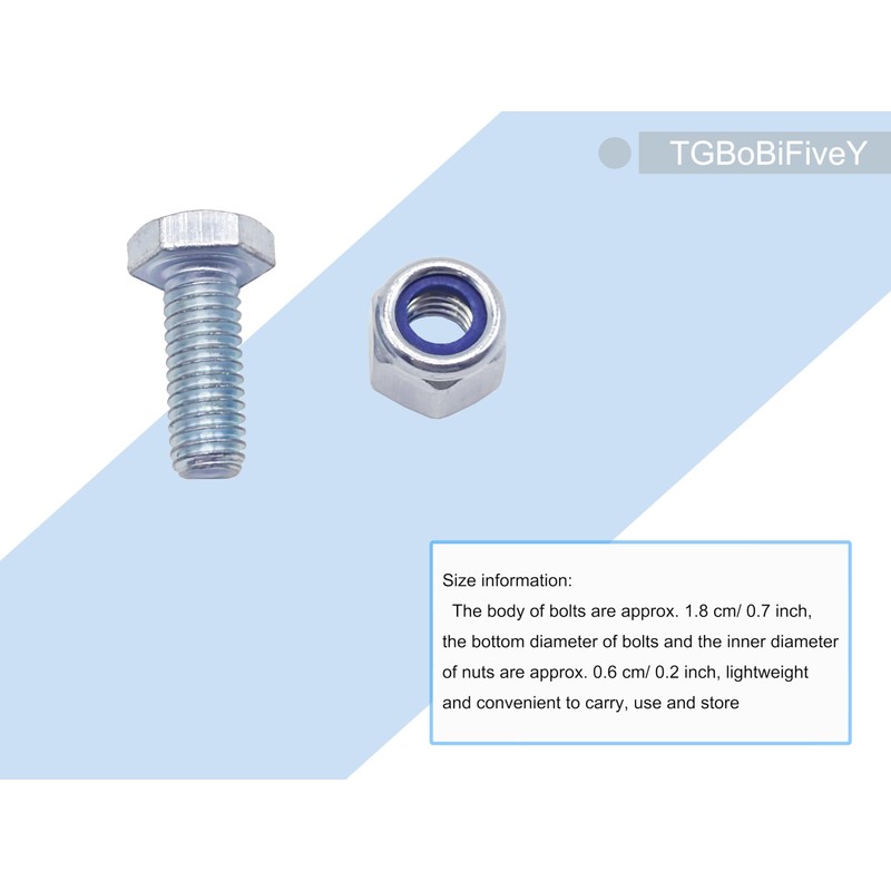 12 Sets- HS1132 Auger Shear Pins Bolts & Nuts Stainless