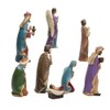 Kurt Adler Resin Nativity Figurine Set, 6.25-Inch, Set of 8
