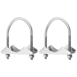 Be In Your Mind 2pcs U Bolt Mount Antenna Mount Fixed Bracket U Bolt Clamp Fixing Antenna Tube with 52mm Inner Diameter