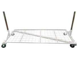 Only Hangers Heavy Duty Storage Base Shelf for Z Racks - White