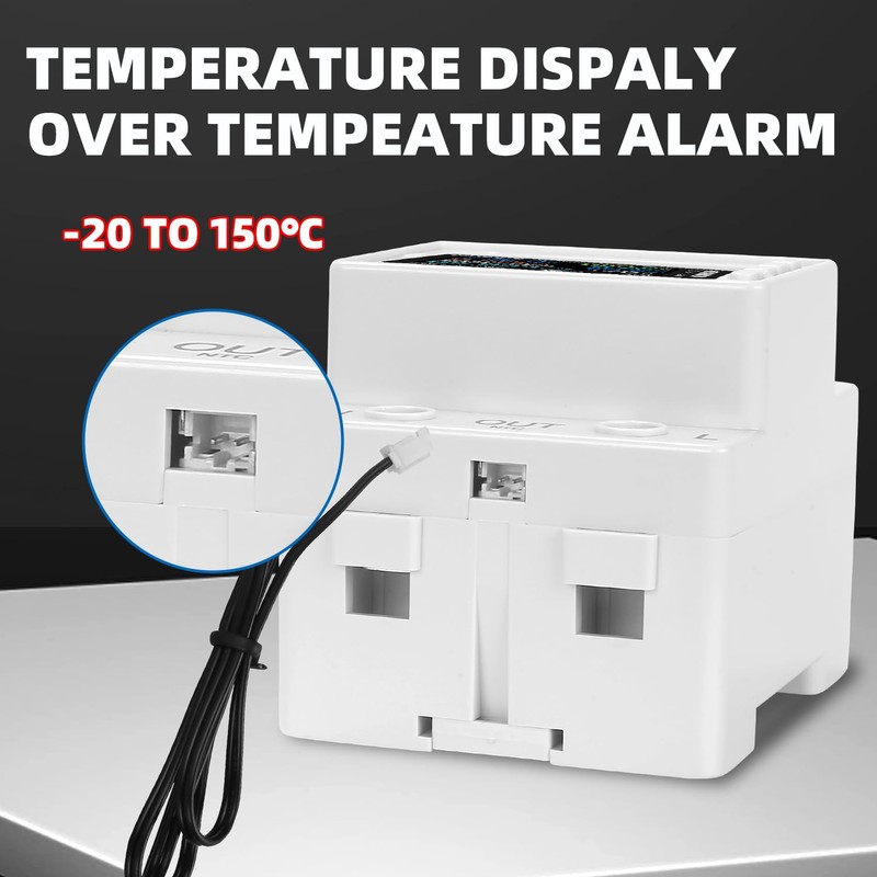 TUYA WiFi Smart Power Meter Over Under Voltage Protector Protection