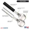 Rada Cutlery Ice Cream Scoop (R137), 2.38x2.38 Stainless Steel Bowl,