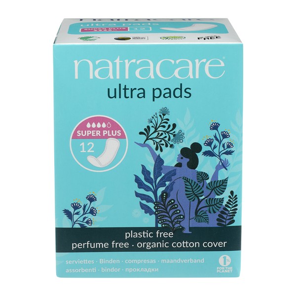NatraCare Organic Ultra Pad Super Plus 12 Pads