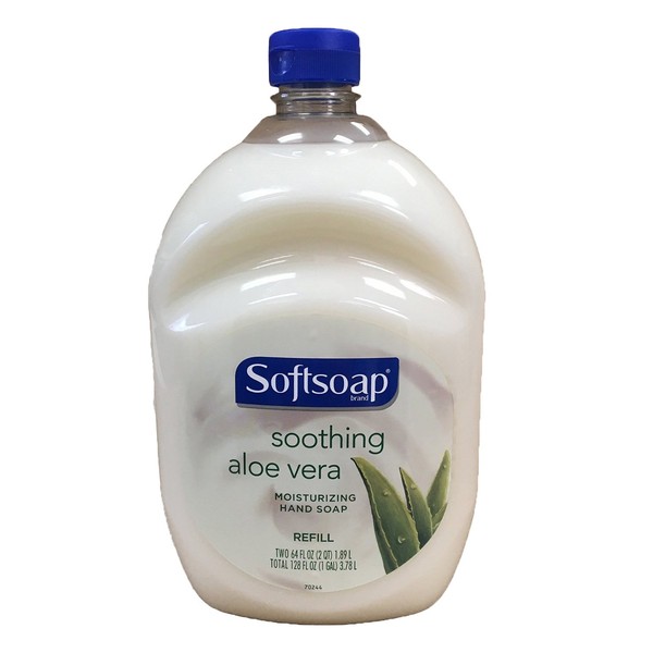 Softsoap Hand Soap Soothing Aloe Vera Moisturizing Hand Soap Refill 64 Fluid Ounce Bottle