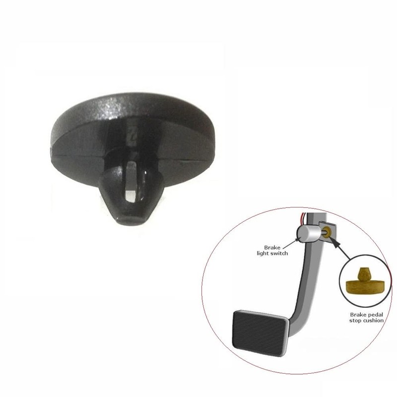Creperture Pack of 12 Brake Switch Stopper, Car Brake Pedals