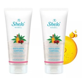 Sheló Nabel 2 Piezas Gel De Ducha Baño Exfoliante Corporal Sheló Nabel
