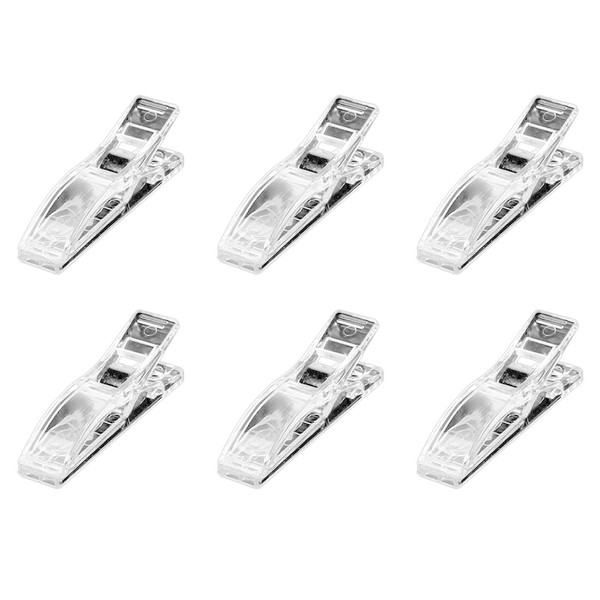 8 Clips for Pleated Paper Blinds Shades, Clear Plastic Blinds