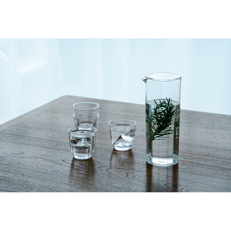 KINTO 22381 OVA Water Carafe, 3.3 gal (1 L) Clear,